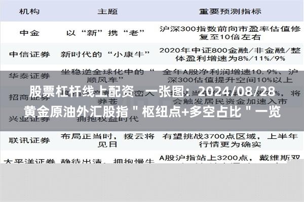 股票杠杆线上配资   一张图：2024/08/28黄金原油外汇股指＂枢纽点+多空占比＂一览